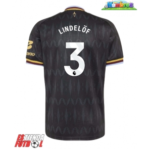 Aston Villa Victor Lindelof #3 Segunda Equipación 2026-27 Manga Corta